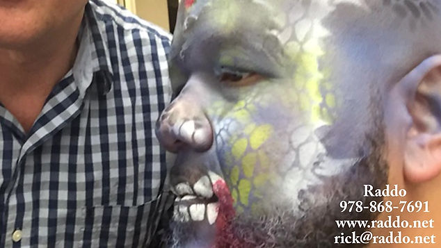 Raddo Airbrush Face painting and Balloons -Dragon man